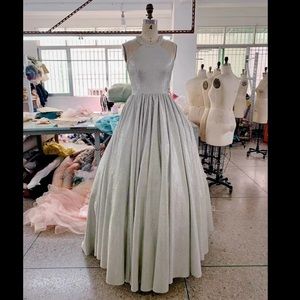 Silver Ball Gown